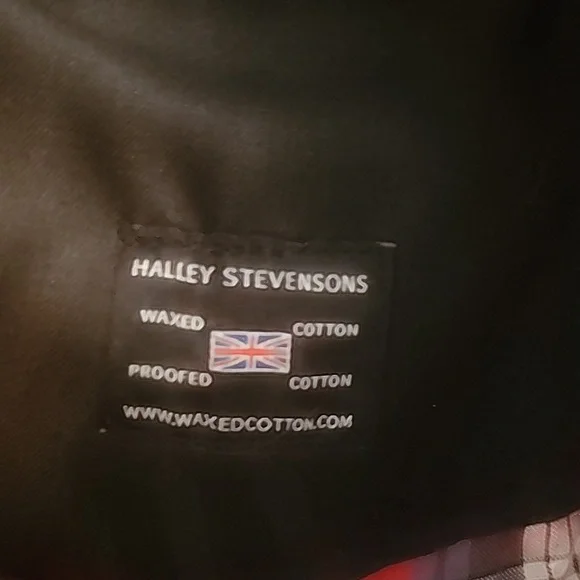 Men's Merlin "Wesley" Burgundy Jacket Waxed Cotton Made In England - Picture 8 of 8